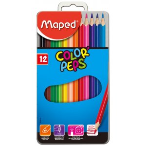 Farveblyantsæt Maped - 12-pak
