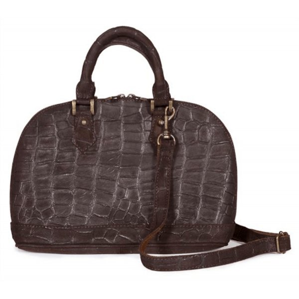 H�ndtaske og skuldertaske i mat oksel�der