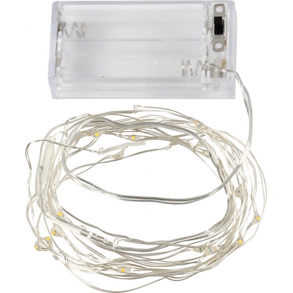 LED ljusslinga - silver - 3,15 m LED ljusslinga - silver - 3,15 m