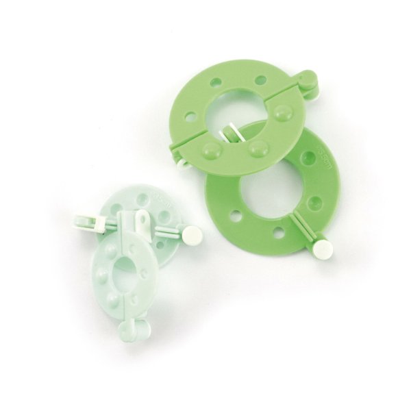 Set med 2 pompomverktyg Ø3,5 och Ø5,5 cm Set med 2 pompomverktyg Ø3,5 och Ø5,5 cm