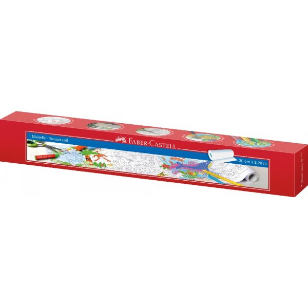 Tegnepapir Rulle klbende/aftagelig - 3,2 m x 30 cm