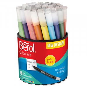 Fiberpenna Berol - Color Fine - 42 pennor