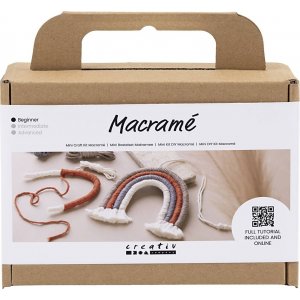 Mini DIY Kit Makram - Regnbge