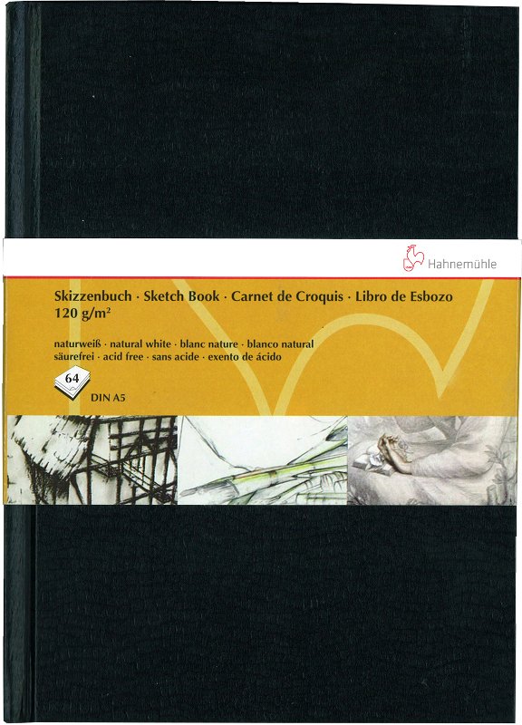 Skitsebog Hahnemühle Sketch Book 120 g - A3 - Skitseblok, Blok