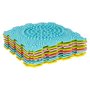 Sensorisk matta Montessori fotmassage 8 delar Pastell - Pusselmatta