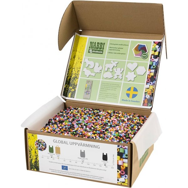 NABBI BioBeads - standardfärger - medium - 55000 st NABBI BioBeads - standardfärger - medium - 55000 st