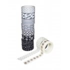 Washitejp Svart/Metallic Sense - 10 varianter