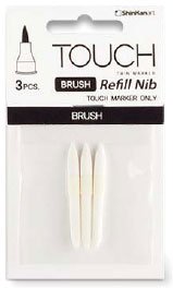 Touch Brush Marker Tupp 3 stk. - Brush