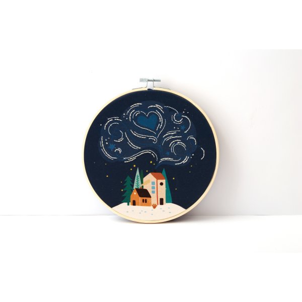 Broderikit nattmotiv �20 cm