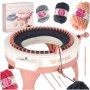 Stickmaskin med 48 nålar och garn - För barn från 8 år Stickmaskin med 48 nålar och garn - För barn från 8 år