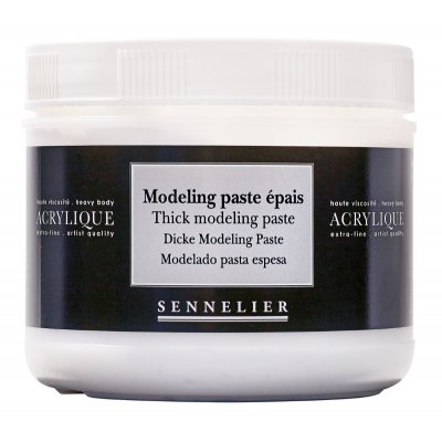 Akrylmedium Sennelier 500 Ml - Thick Modeling Paste