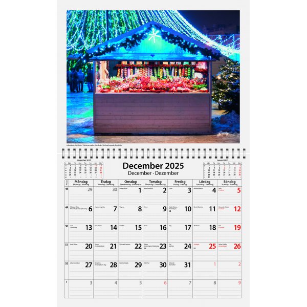 Väggkalender - Sverige - Almanacksförlaget Väggkalender - Sverige - Almanacksförlaget