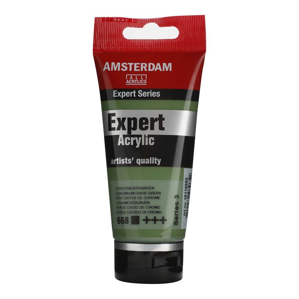 Amsterdam Acrylic Expert - 75 ml-Krom oxidgrøn - Akrylfarver, Kunstnerfarver