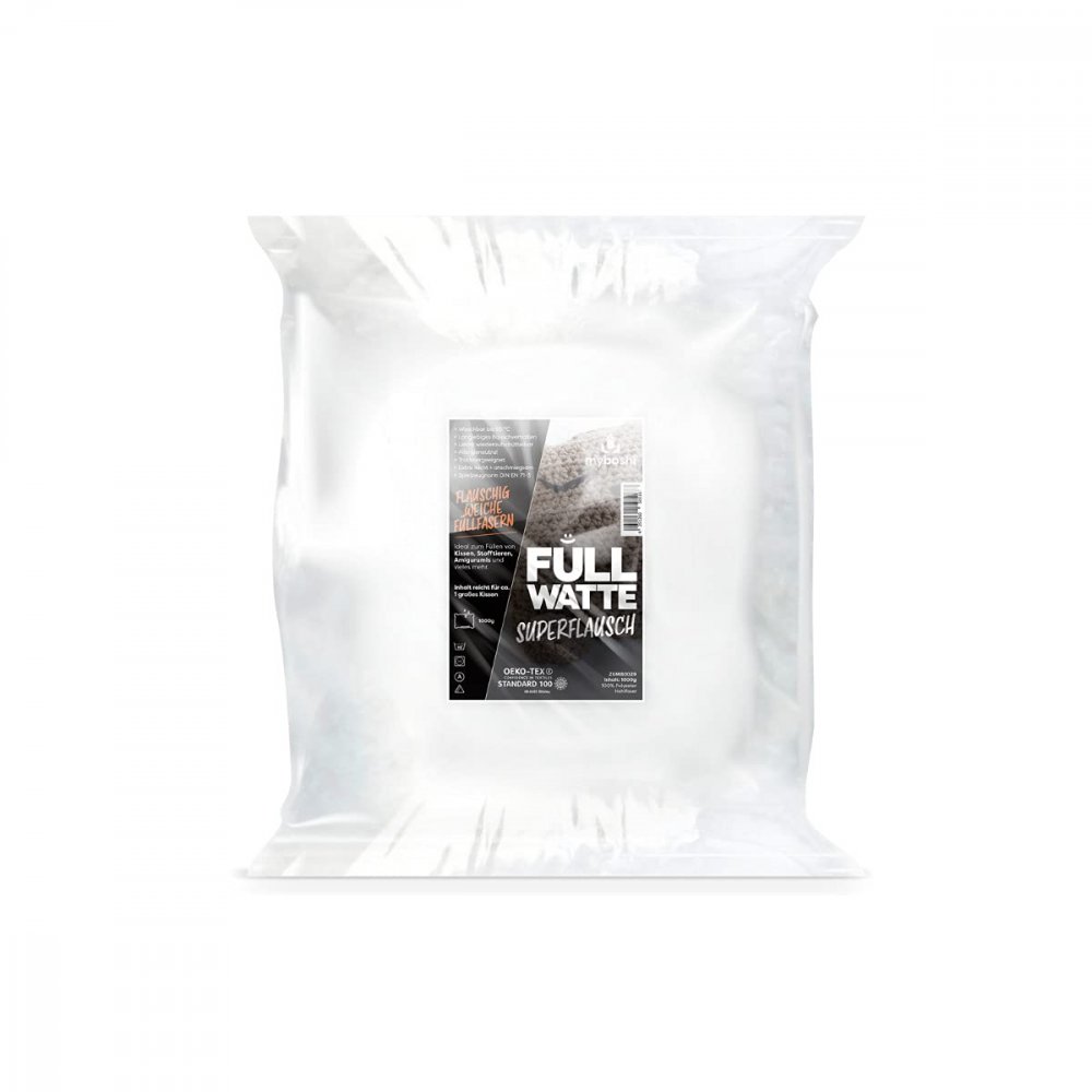 Myboshi Stuffing Extra Soft - 1000g - Kabelpinde, Strikketilbehør, Strikning, Strikke, hækle, knytte og væve