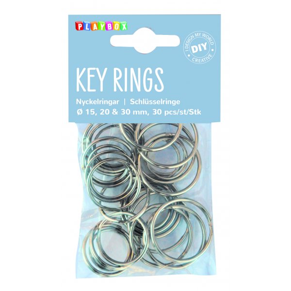Nyckelringsmix 30 st Nyckelringsmix 30 st