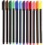 Colortime Fineliner Tusch - mixade frger - 12 st