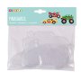P�rlplattor Fordon 3-pack - Transparenta former