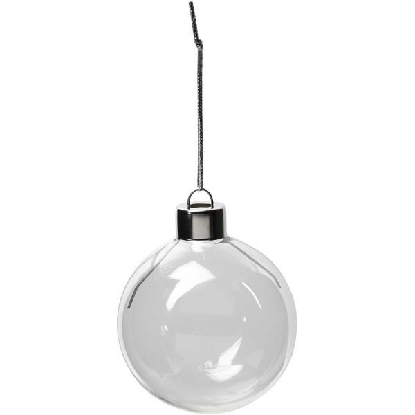 Glaskulor - transparent - 8 st Glaskulor - transparent - 8 st