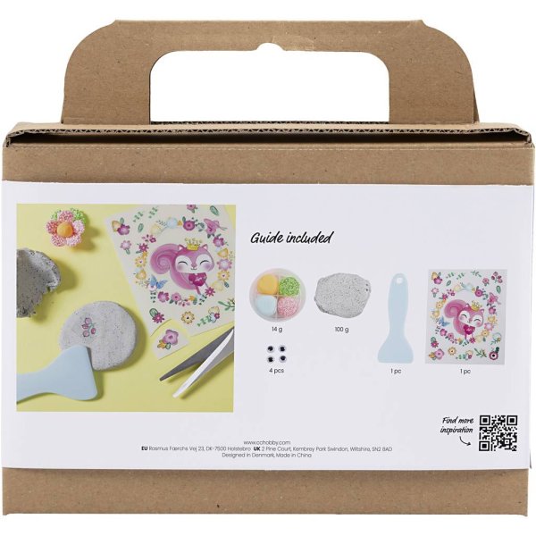 Mini DIY-sæt Modelleringssten med insektgrå/lyserød/lys turkis Mini DIY-sæt Modelleringssten med insektgrå/lyserød/lys turkis