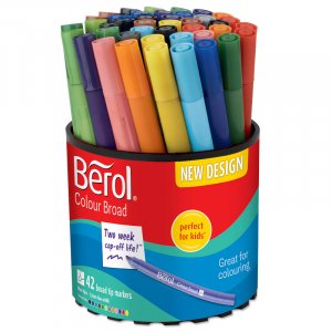 Fiberpenna Berol - Color Broad - 42 pennor