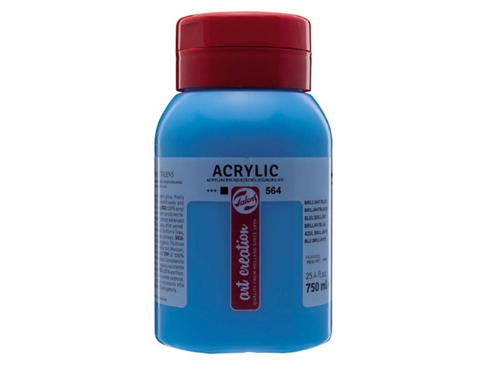 Akrylmaling Art Creation 750 ml - Brilliant Blue - Akrylfarver, Kunstnerfarver