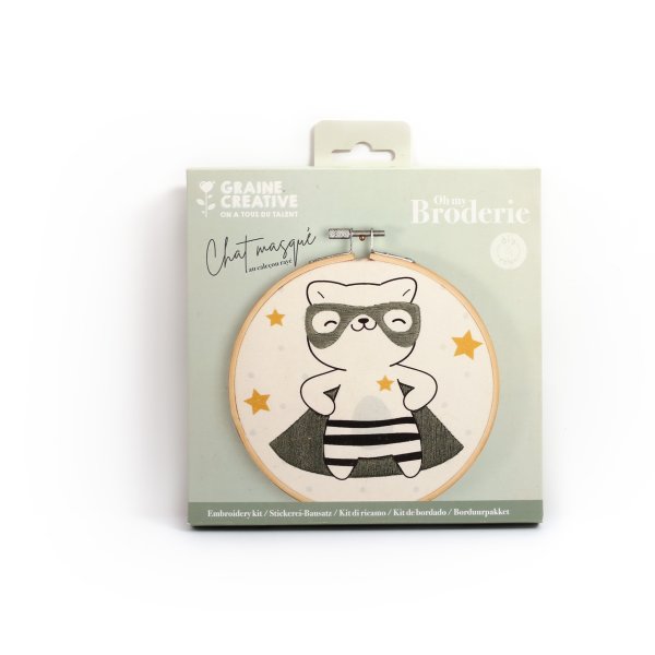 Broderikit katt �15 cm