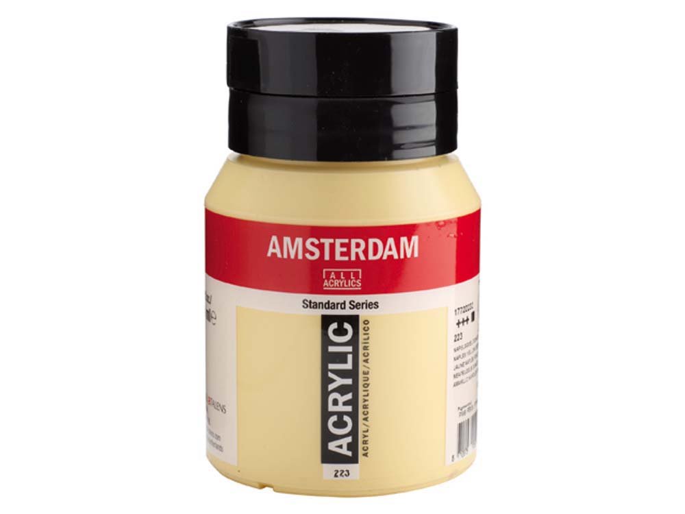 Amsterdam Akrylmaling 500 ml - Napoli Gul Dyb - Akrylfarver, Kunstnerfarver