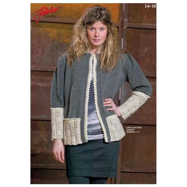 Strikkeopskrift - Dame cardigan ben