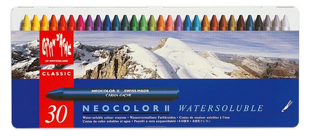 Vokskridt Caran d Ache NeoColor II - 30 Kridt - Vokskridt, Kridt, Penne, kridt & tusch