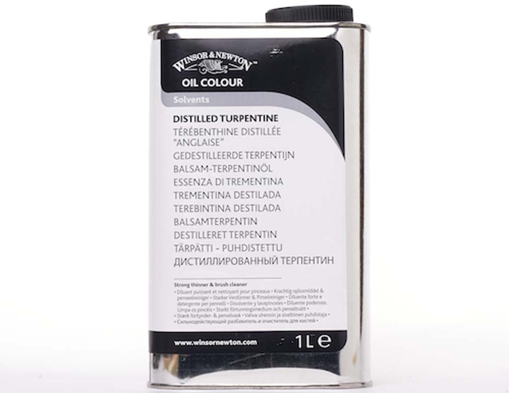 Destilleret Terpentin W&N - 1 L - Medium til oliemaling, Malermedium, Fernis og kunstner medier til kunstmaling