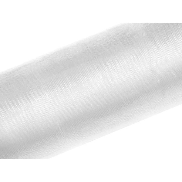 Organza 150 cm hvit - I metervare