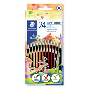 Fargeblyanter Noris - 24 blyanter i forskjellige farger