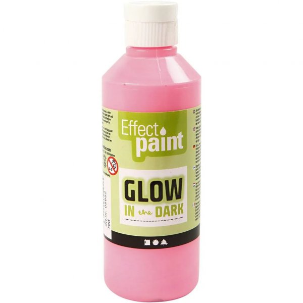 Fluorescerende Maling 250 ml - Rosa