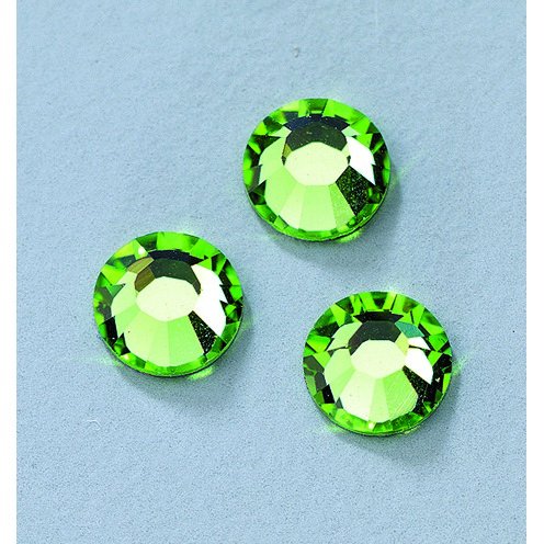 Swarovski Rhinsten Flade Sten 3-5 mm - Peridot