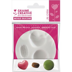Mini silikonform för macarons, Ø 7 cm Mini silikonform för macarons, Ø 7 cm