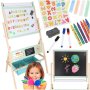 Utbildningstavla LULILO Kredo 3-i-1 med magnetisk whiteboard och griffeltavla 112 x 43 x 62 cm - Tr�