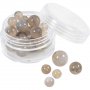 Agatp�rlor transparent gr� 10x10-15x6 mm - 28 st.