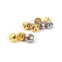 Bjällror 13 mm guld & silver - 10 st Bjällror 13 mm guld & silver - 10 st