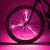 LED ekersbelysning cykel rosa 3-pack - batteridriven