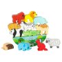 Balansspel Safari Djur Tr� 12 x 1,5 x 4 cm