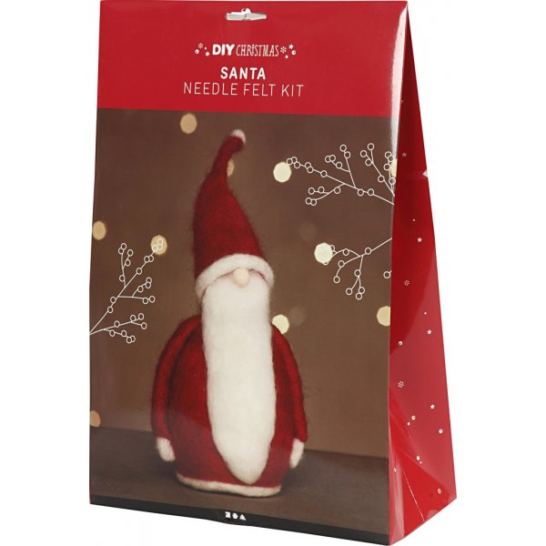 Pysselset - Nålfiltad Jultomte Pysselset - Nålfiltad Jultomte