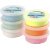 Foam Clay - pastellfarger - glitter - 6 x 14 g