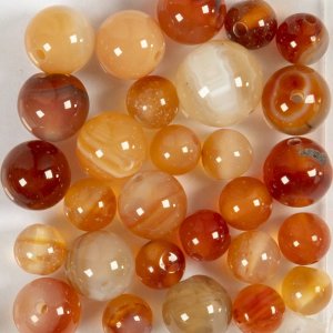 Agatp�rlor ljusbrun 10x10-15x6 mm - 28 st.