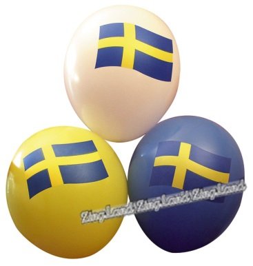 Flaggballonger - 6 st