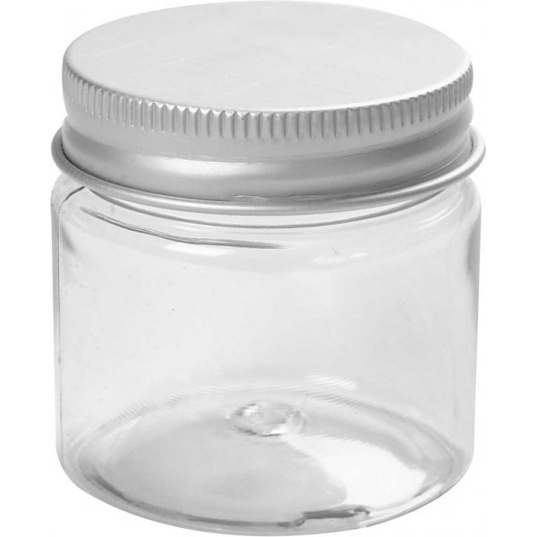 Plastburk med lock - 50 ml - 10 st Plastburk med lock - 50 ml - 10 st
