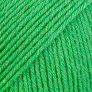 DROPS Fabel Uni Colour garn 50g - Papegojgr�n (118)