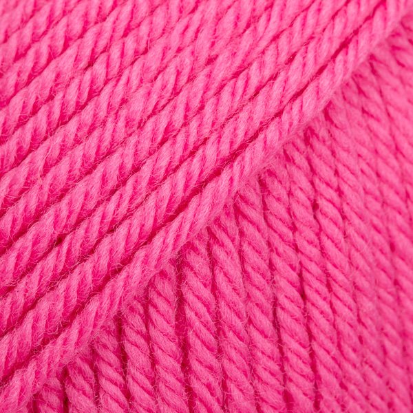 DROPS Daisy Uni Color garn 50g - Magenta (22) - DROPS Daisy, Uldgarn, Garn, Strikke, hækle, knytte og væve