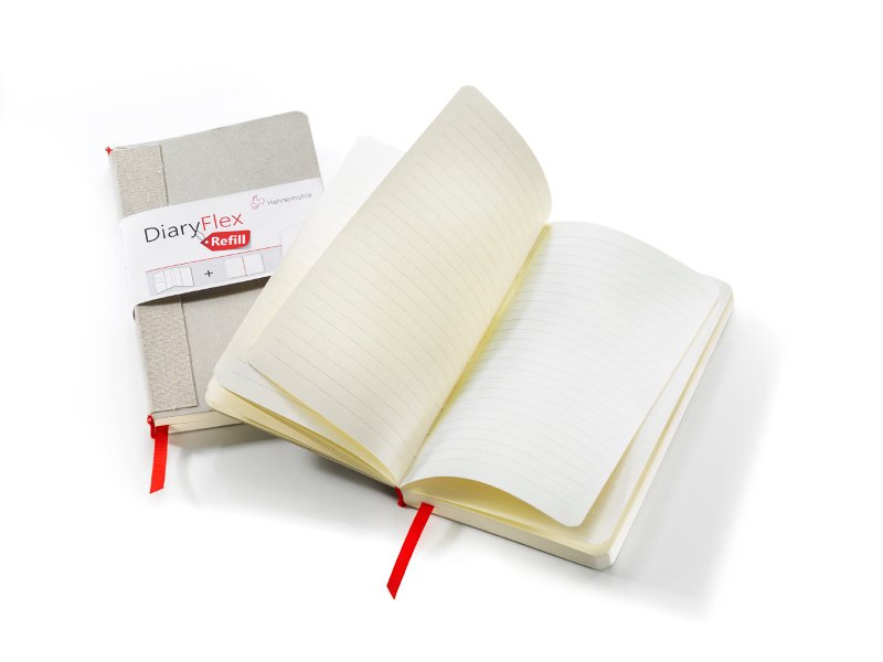 Skitsebog Hahnemühle Refill Diaryflex Ulinjeret 100 g - 18,2x10,4cm - Tegneblok, Blok