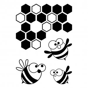 Motivstempel -Bee