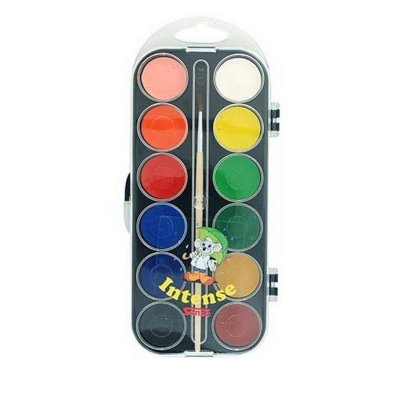 Akvarelmaling/Vandfarver Basisfarver Sense - 12 farver